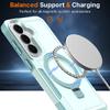 Samsung's New Model Is Suitable for S26 Rotating Bracket, Mobile Phone Case, Magnetic Suction S25 Ultra Anti-drop Three-in-one Protective Case.