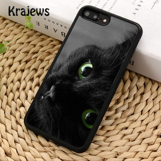 Měkké pouzdro na telefon Krajews Witches Black Cat pro iPhone 14 5 6s 7 8 plus X XR XS 11 12 13 pro max Samsung Galaxy S21 S22ultra