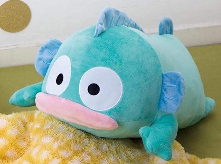 Schlaft zusammen mit diesem großen Kuscheltier Hangyodon