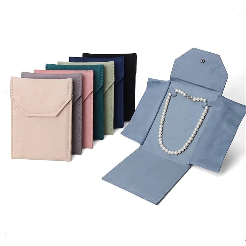Foldable Jewelry Organizer Pouch Jewelry Storage Box Wedding Gifts Packaging Box
