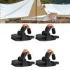 4 Pcs Nylon Tent Clip Heavy Duty Windproof Clamps Durable Awning Clamp  Caravan Canopies