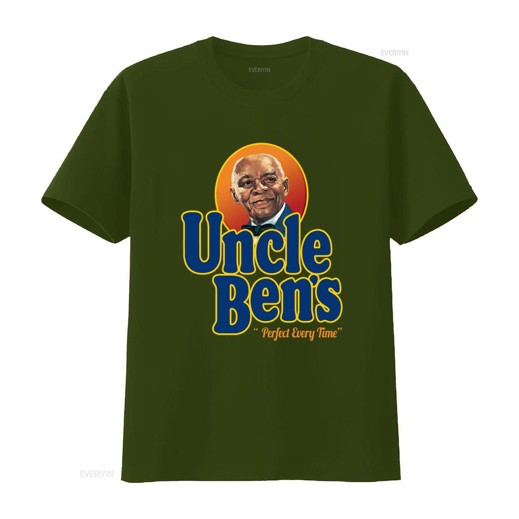 Uncle Bens Rice Food Cooking T Shirt Cute Hipster All Match Perfect Every Time Vintage Washed Soft Top For Everyday Wear
