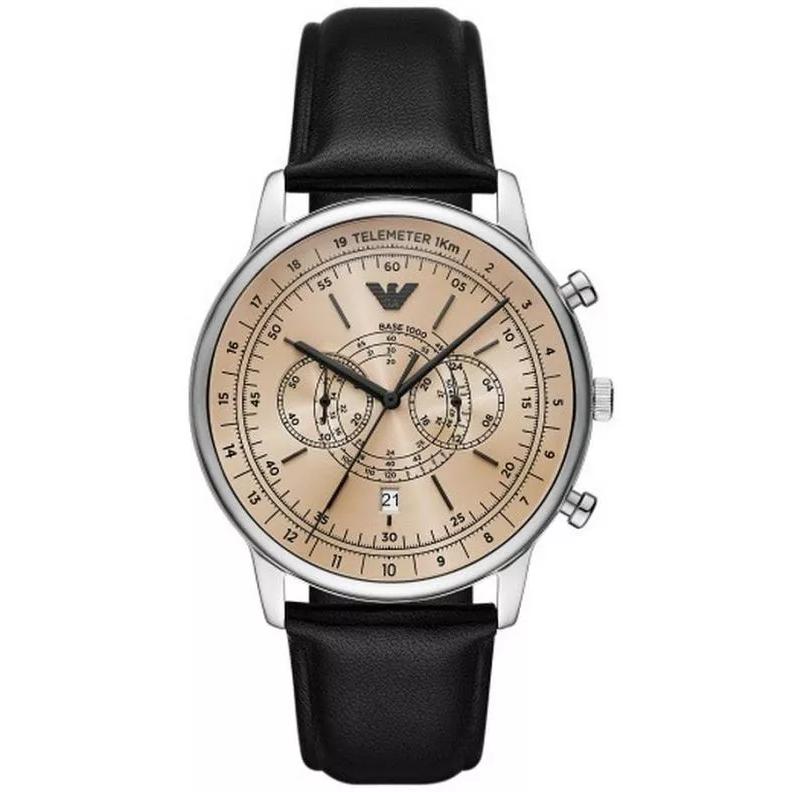 Emporio Armani Men`s Quartz Watch Beige