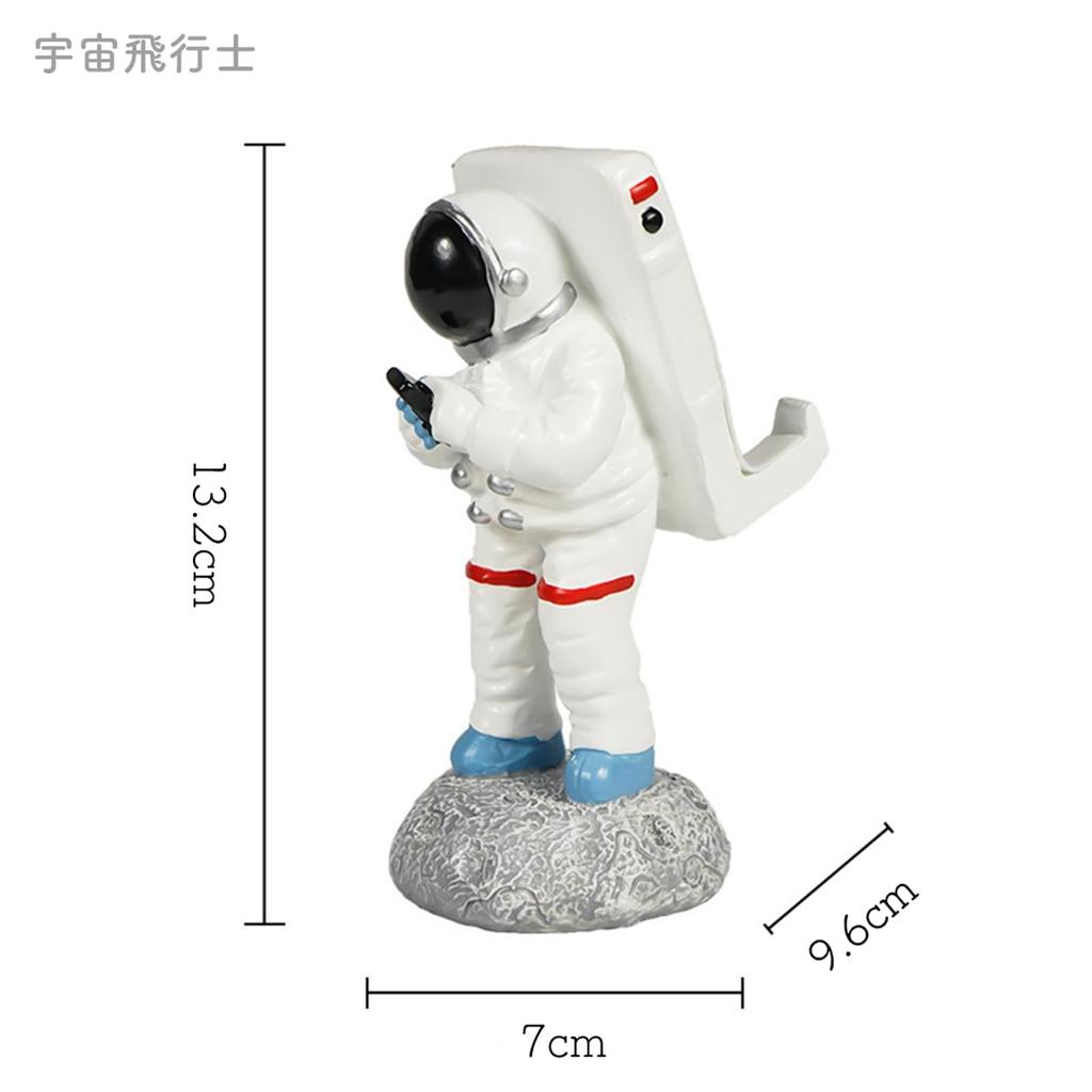 [Queen-b] Unique Smartphone Stand, Fun and Cute, Decorative Item, Tablet, iPhone, Android, Smartphone, Mobile Phone, Charging, Desktop (Astronaut B)