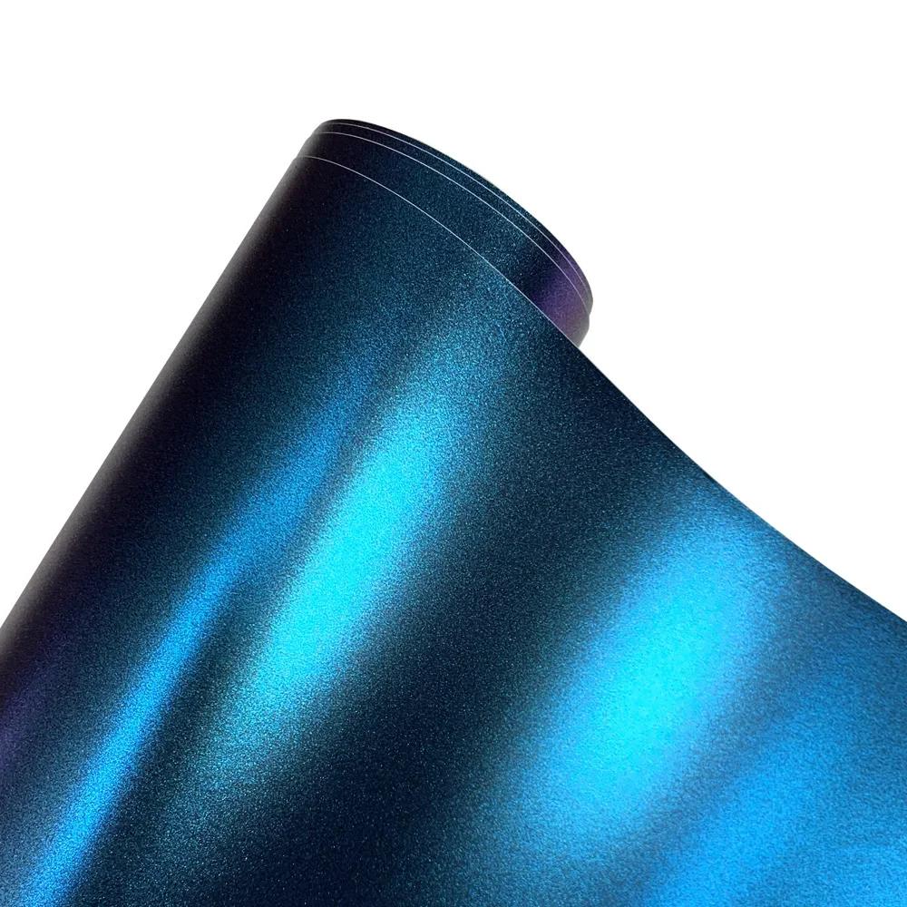 Motorcycle Stickers Self-adhesive Vinyl Wrap Bright Chameleon Air Bubble Free Color Change Decor for Motorcycle Car Accessories