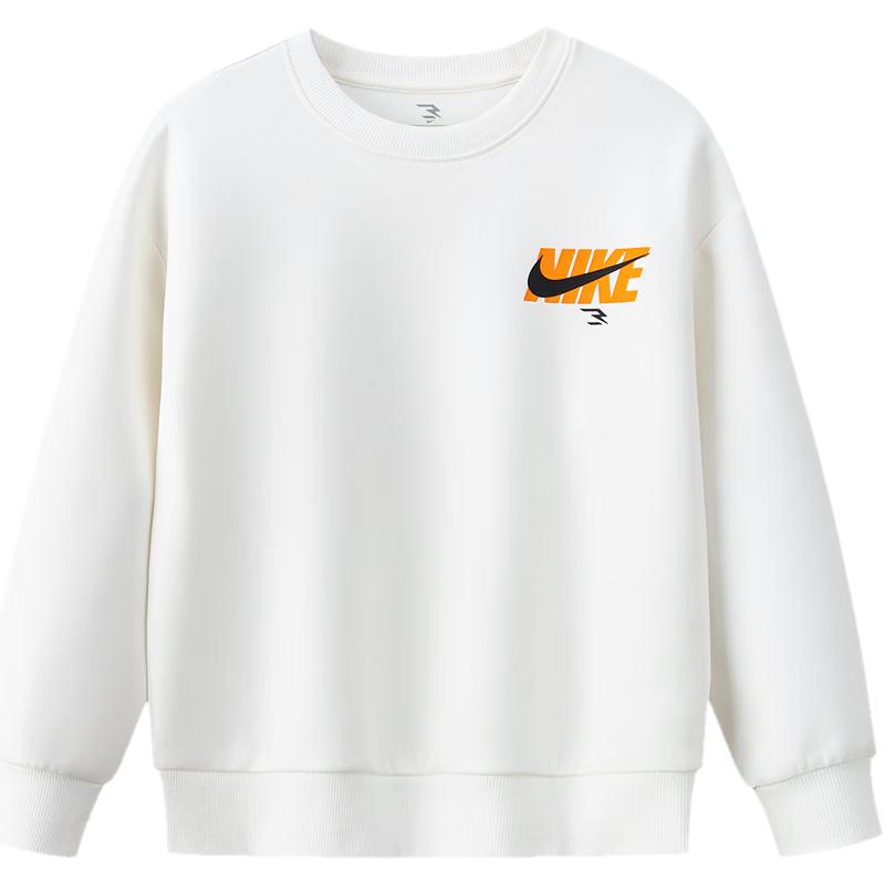 NIKE3BRAND Kids  Trendy Letter Print Sweatshirt