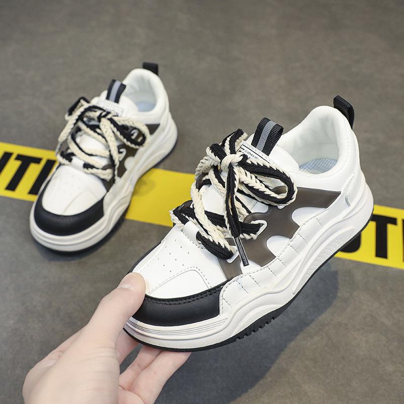 Casual Sports Shoes Girls Shoes Children's Big New Spring and Autumn Autumn Girls 2025 Trendy Shoes Children's Board Shoes