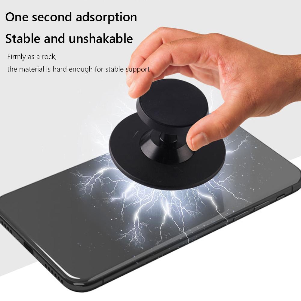 Gym Dual Magnetic Phone Holder For Working Out Videos Double Sided Strong Magnet 360 Degree Rotation Adsorb to Any Metal Surface