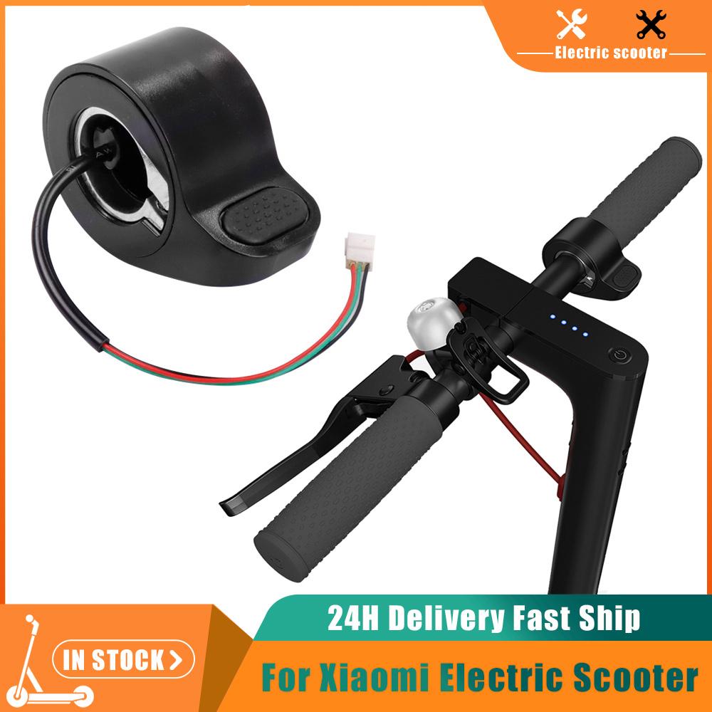 Electric Scooter Thumb Throttle Accelerator For Xiaomi Mijia M365 Electric Scooter Finger Trigger Gearshift Speed Dial Parts Throttles 2
