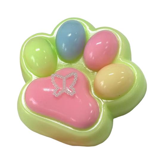 Cat Paw Squeeze Toy Stress Relief Kitten Paw Pinch Sensory Toy Kids Adults Soft TPR Stress Ball Calming Animal Claw Fidget Toy
