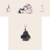 Plush Penguin Keychain With Real Mink Fur For Collectors And Giftgiving