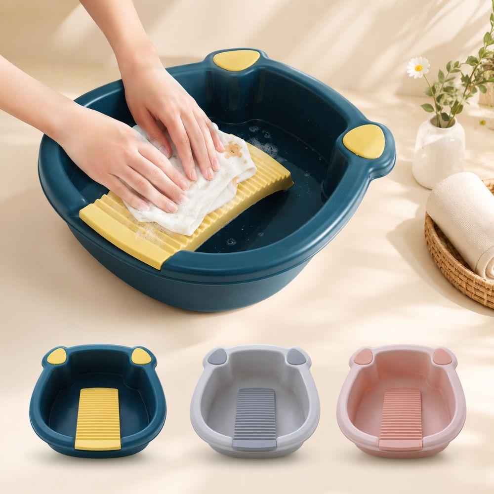 Large Capacity Underwear Cleaning Basin 2IN1 Household Washbasin Multifunctional