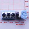 10/100Pcs 3D Miniatures Dollhouse Resin Roll Food Play Diy Handmade Materials Keychain Headgear Refrigerator Accessories Resin