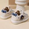 Children's Lightweight Toddler Shoes with Soft Soles and Light-up Leather Sneakers Non-slip Shoes