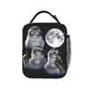 Isolierte Lunchbox Denker Affe Meme Merch Lunchbox Neuankunft Kühltasche Thermische Bento Box Für Büro