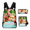 Well-loved Creative Friday Night Funkin 3D Design 3pcs/Set Learner Bags Everyday Laptop Knapsack Backpack Sling Carry Tote Pencil Pouch