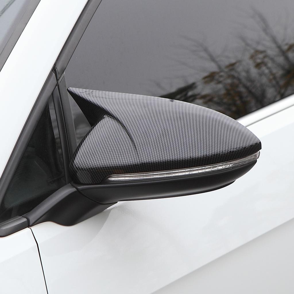 Pair of Rear Side Mirror Cover   Housing   Fit for MK7 MK7.5 R 20132020(Gloss Black )