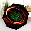 Wizard Bridge Fiery Eye Folding Umbrella Umbrella Suitable For All Seasons Travel Umbrella Travel Light