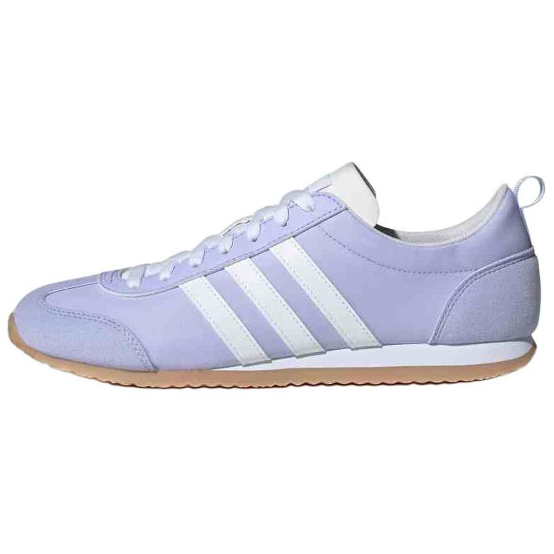 Adidas Vs Jog 2.0 Comfortable Durable Low-Top Lifestyle Casual Shoes Unisex Casual Shoes Purple JR4652
