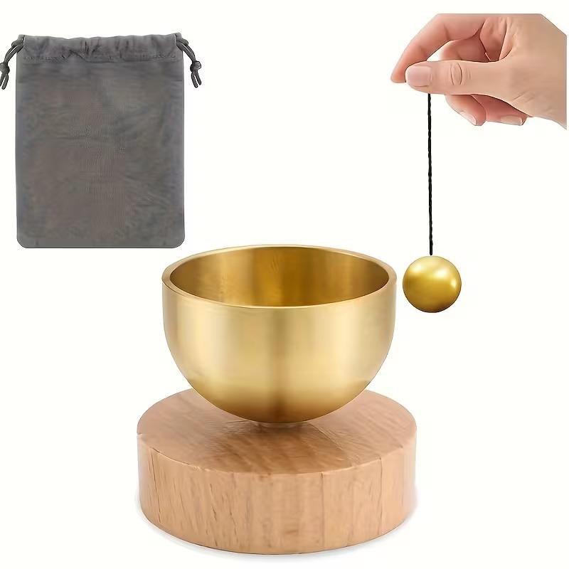 Mini Zestaw Mis Tybetańskich Do Jogi Medytacji Relaksu Uważności Czakr Do Leczenia | Miedziana Miska Dźwiękowa Do Samoregulacji
