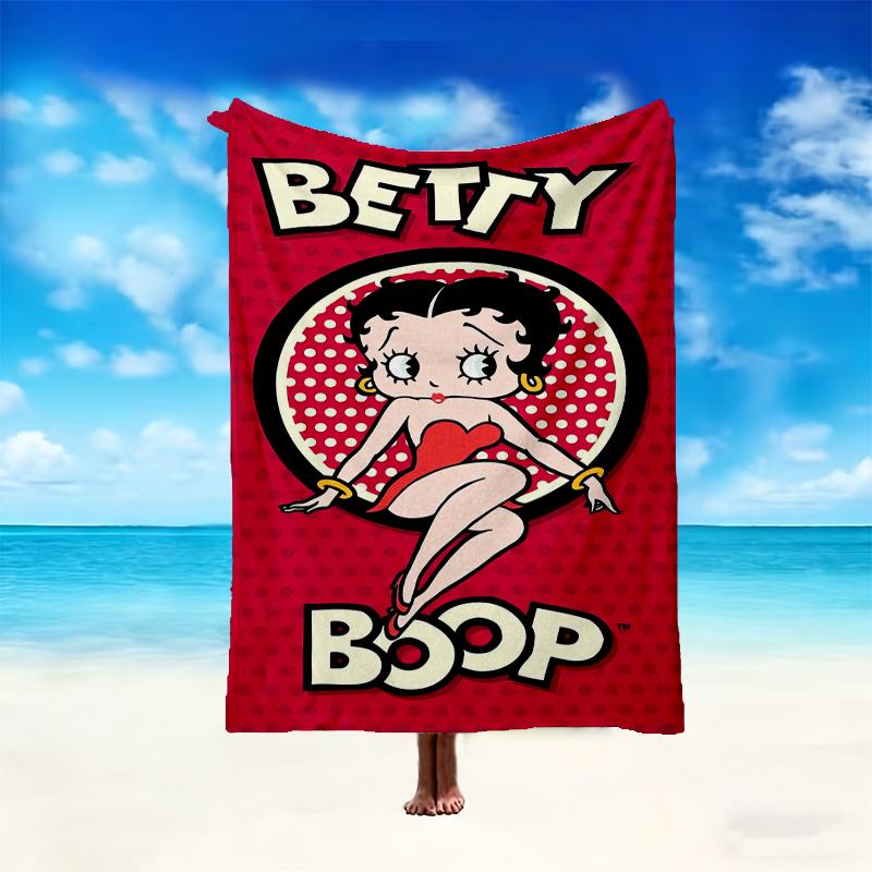 1pc Snug Betty Boop Blanket, Lightweight & Durable Print Blanket, Perfect for Home, Couch, Bed, Picnic, Travel, Office