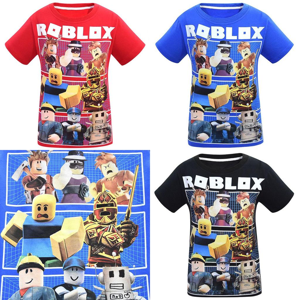 Vibrant Roblox Character Game T-shirt For Children With Comfy Cotton Fabric