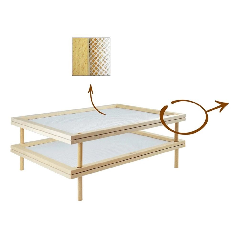 Stackable 2-Tier Food-Dryer Holder Detachable Mesh Food Dryer Holder Baking Pastry