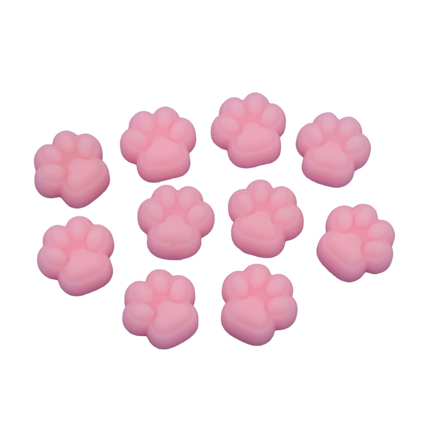 MYmama Marshmallow Squeeze 3D Parts Paw Print Butt 10 Pieces Soft and Squishy Stickers Perfect for Sticker and Crafts Print - & - - - Glow-in-the-Dark
