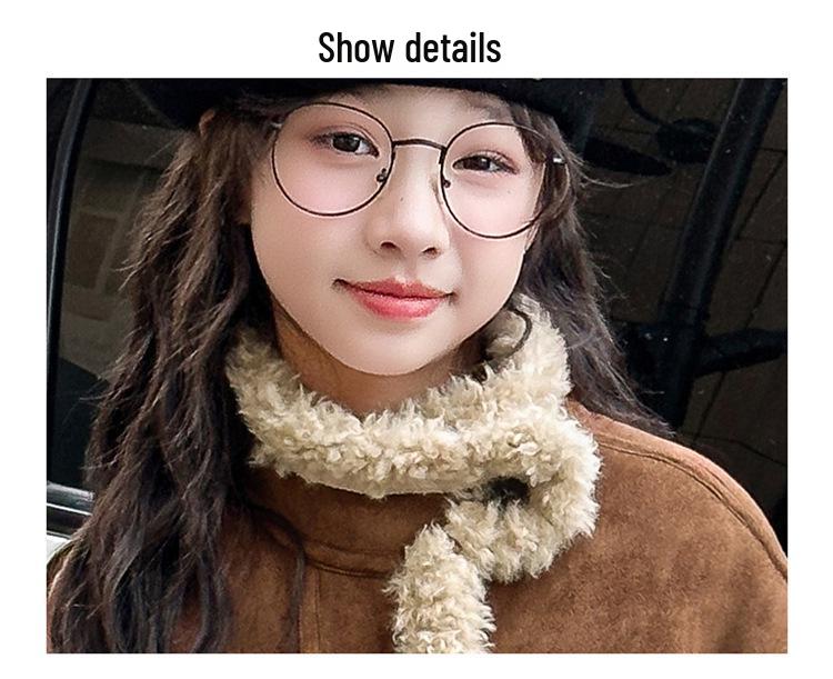 Girls' Fashionable Faux Fur and Leather One-Piece Winter Coat with Cotton-Padded Jacket for Autumn 2025