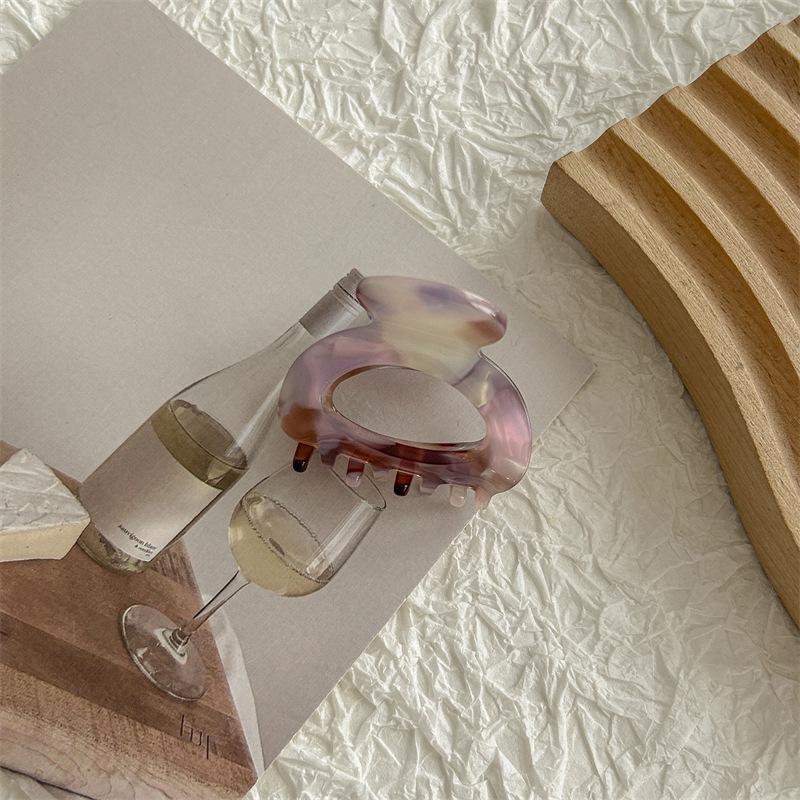 Luxury Korean Minimalist Acetate Claw Hair Clip for Women