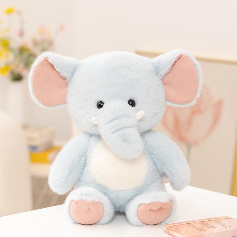 Plush Elephant Squirrel Cat Toy With Pp Cotton Filling For Kids Birthday Gift And Home Decor