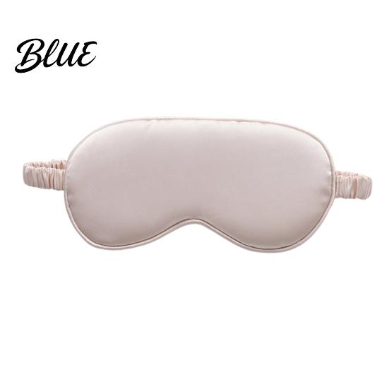 Relaxing Sleep Mask for Airplane Double Sided Silk Touch Mask Breathable Eye Travel Darkness Sleeping Home Nap Light Blocking Blindfold with
