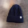 Hat Mens Knit With Solid Color Design Thick Knit Hat For Winter And Use Autumn