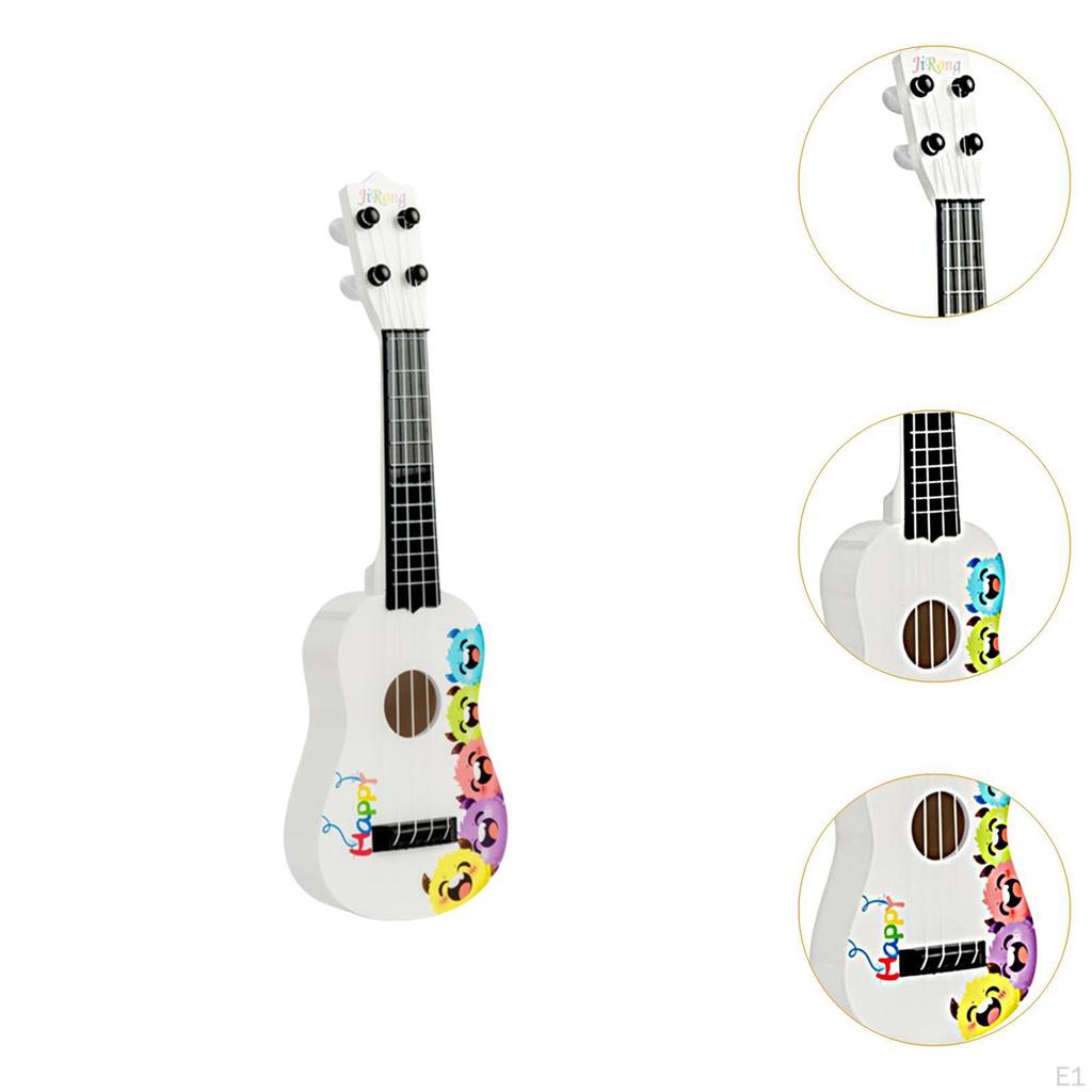 Çocuk Ukulele 4 Telli Gitar Gelişimsel Ayarlanabilir Müzik Aleti Küçük için