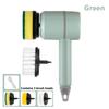 Multi-functional Electric Cleaning Brush USB Rechargeable Electric Rotary Scrubber Household Appliances Cleaning Gadget 224*119mm