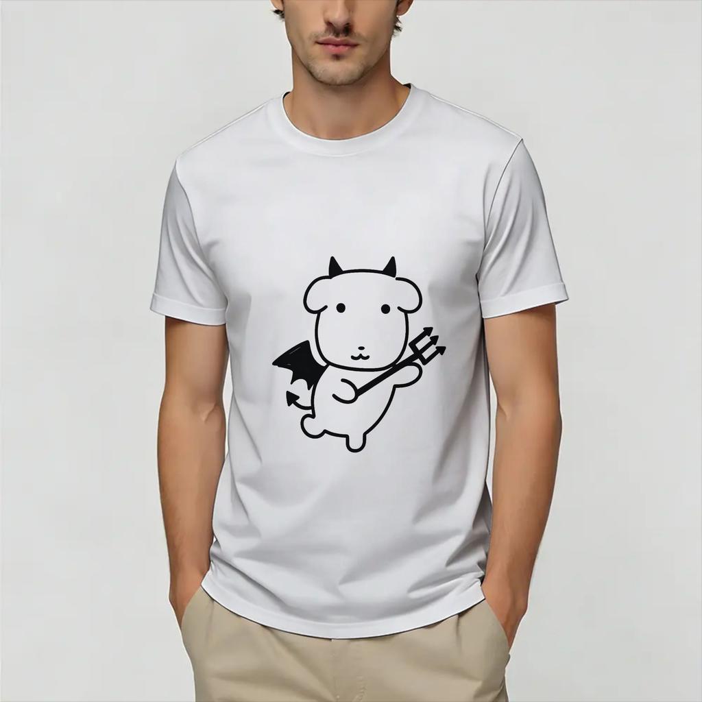 Unisex TShirt Cute GANADI Creative 100 Cotton Tee Shirt Short Sleeve T Shirts Crew Neck Clothes Classic
