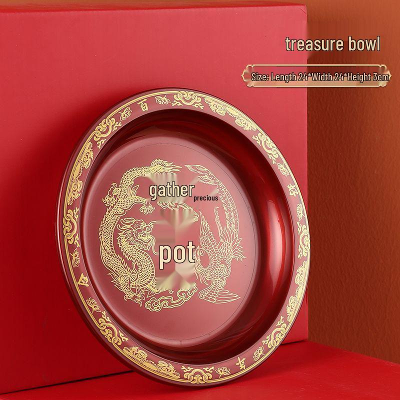 

Ведро для приданого невесты на процветание - Счастливая пластиковая плевательница и маленький туалетный набор