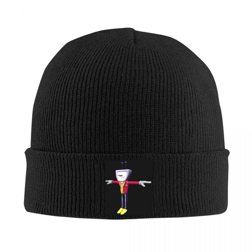 Deltarune Tenna TV Time Warm Knitted Cap Winter Knit Bonnet Hat Skullies Beanies Hip Hop Caps for Unisex