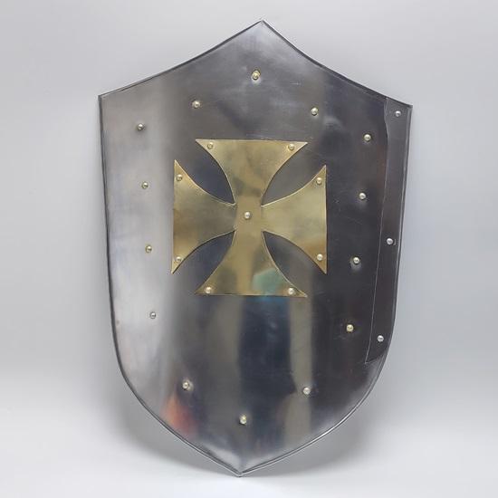 Medieval Crusader Knight Cross Shield Cosplay Shield Functional Armor Knight 60.96cm