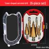 6-Piece Hex Shank Step Drill Bit Set