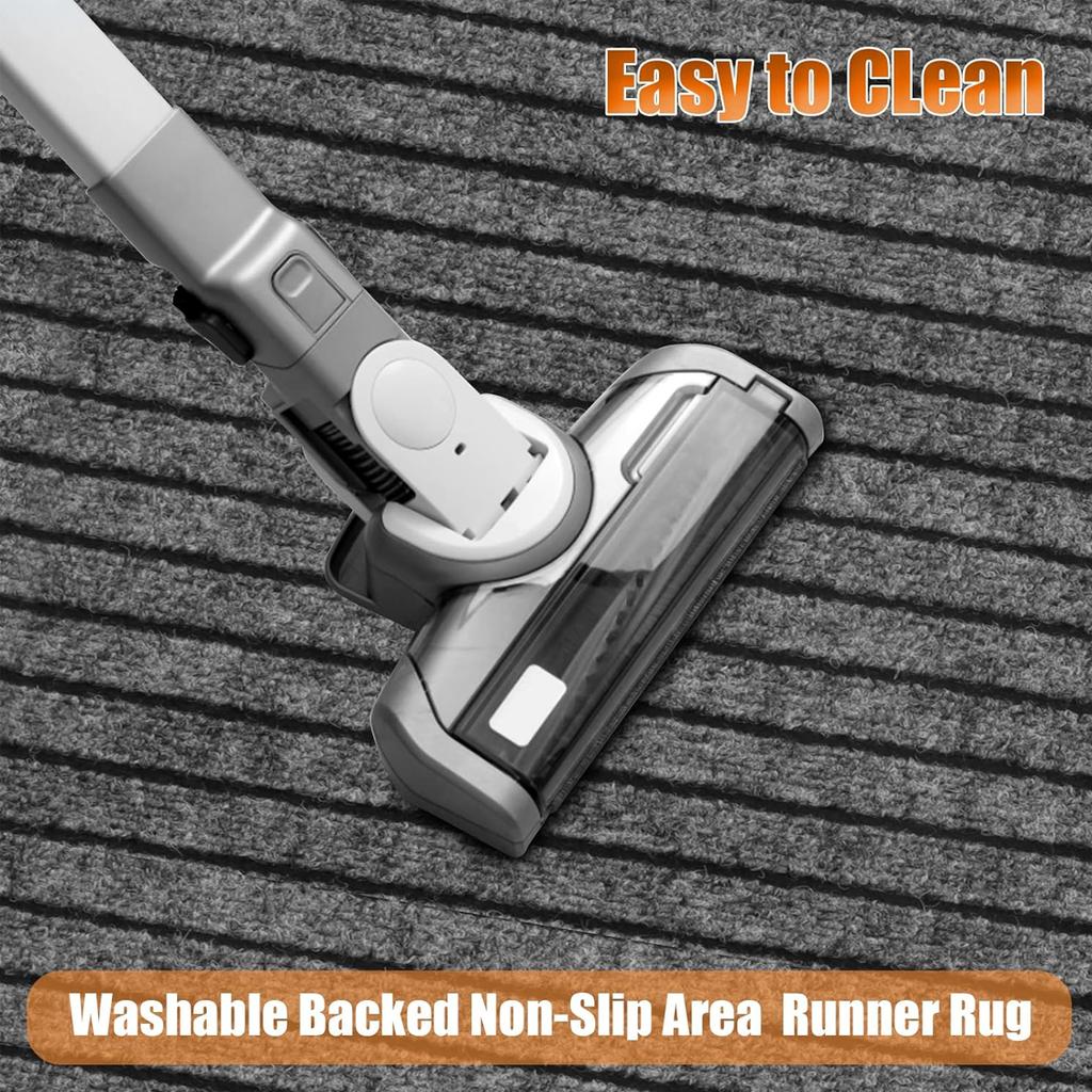 Caravan Outdoor Step Snow Resistant Mat Non-slip Door Mat Solid Color Striped Kitchen Carpet Floor Mat Easy To Clean for Kitchen