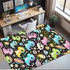 Custom Name Dinosaur Printed Carpet,Rug for Office Chair Living Room Bedroom Kitchen Room Decor Gifts.