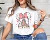 Hot Minnie Mouse Castle Shirt Magic Kingdom Family Printed Women Men Short Sleeve T-Shirt American Vintage Fashion Streetwear Cotton Summer New Tee