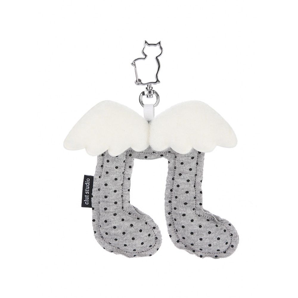 CLUT STUDIO Melody Angel Keyring - GREY