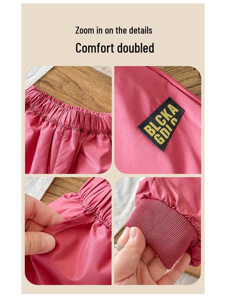 Kids' Winter Thickened Down Pants: Stylish, Warm Outerwear for Boys and Girls in Small, Medium, Large Sizes