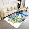 Soccer Fun Bluey Personalized Name Floor Mat Design for Bedrooms Decorate Room Outdoor Entryway Antislip Carpet Decorate Offices