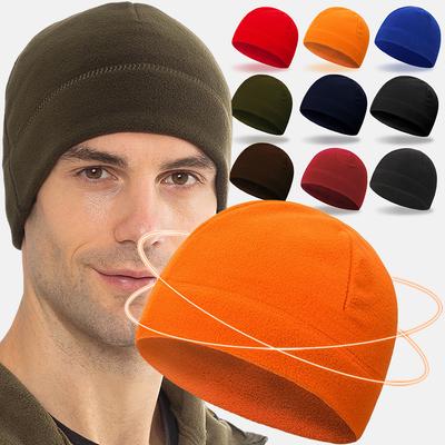 Winter Fleece Mützen für Herren Militärische Taktische Mützen Jagd Wanderhut Fleece Damen Beanies Ski Angeln Radfahren Mützen Warme Beanie