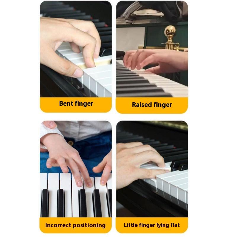 1 Paar Klavier-Gestenkorrektor Mit Handflächen Fingerübungsgeräte Klavierfinger-Trainer Klavierfinger-Training Handpositions-Hilfe