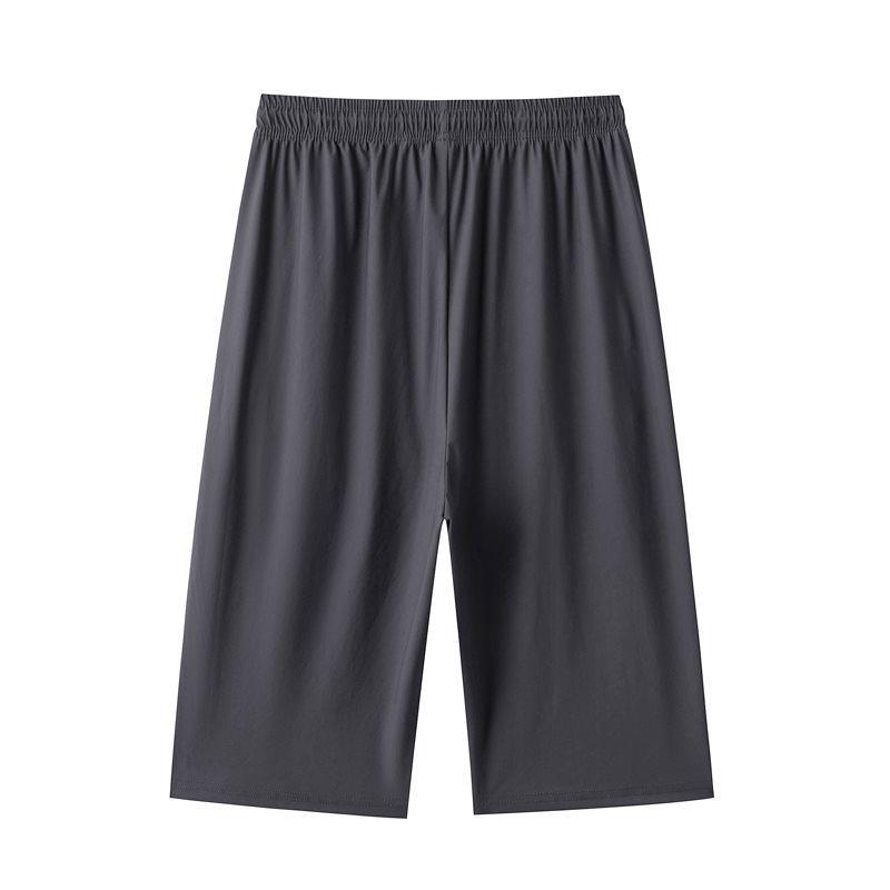 Men's Quick-Dry Breathable Ice Silk Running Shorts - Summer Loose Fit, Mid-Length, 2026