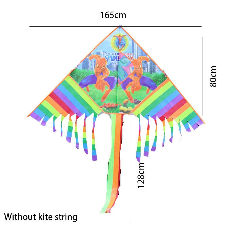 Weifang Neuer Stil Drachen Großhandel Kinder 1,7 m Regenbogen-Drachen mit langem Schwanz